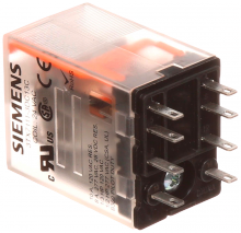 Siemens 3TX7111-3DC13C - PLUG-IN RELAY, DPDT, 12A, 24VAC