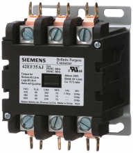 Siemens 42EF35AL - Contactor, 42DP,60A,3P,Open,277V