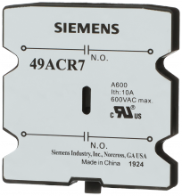 Siemens 49ACR7 - Aux Switch DP, 2NO, 30-60amp