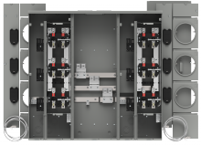 Siemens WP6611 - PAKMTR 600A 6G 1PH 125A 4J RNG