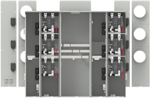 Siemens WPL10612RJ - PAKMTR 1000A 6G 1PH 225A 5J RLS LVR