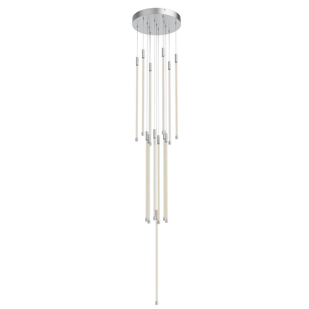 Motif 27-in Chrome LED Multi Pendant