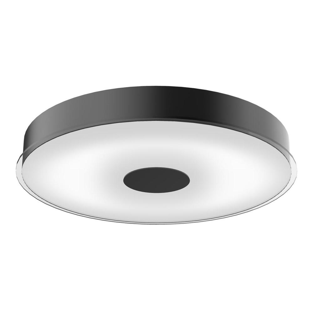 Parker 20-in Black LED Flush Mount