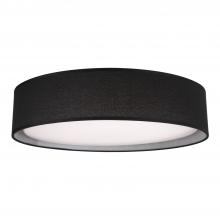 Kuzco Lighting Inc FM7920-BK-5CCT - Dalton 20-in Black LED Flush Mount