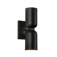 Kuzco Lighting Inc WS57712-BK - Nola 12-in Black 2 Lights Wall Sconce