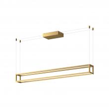 Kuzco Lighting Inc LP45548-BG-UNV - Plaza 48-in Brushed Gold LED Linear Pendant