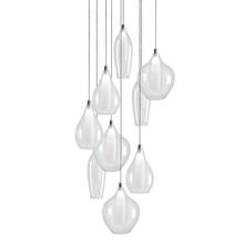 Kuzco Lighting Inc MP3009 - Victoria 9 Head Chrome LED Multi Pendant