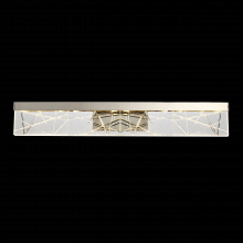 ZEEV Lighting VL11508-LED-36A-PN - LED 3CCT 35" Thick Engraved Crystals Polished Nickel Vanity Light