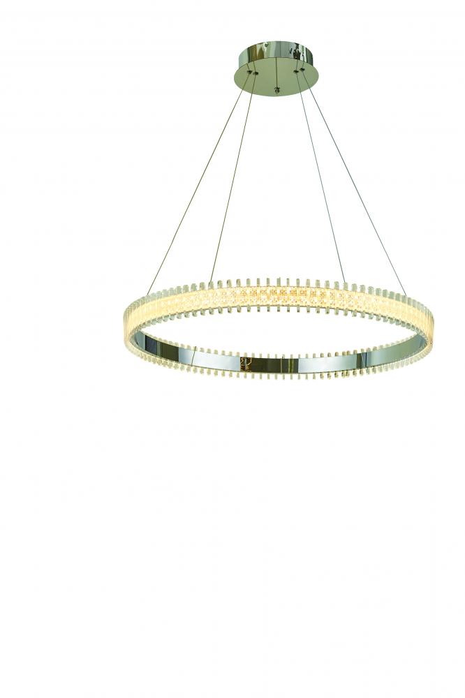 Chrome Fusion Dining Chandelier