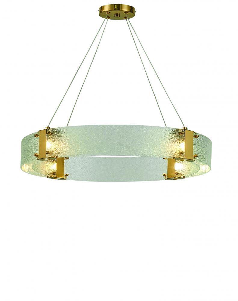 Lyra Gold Dining Chandelier