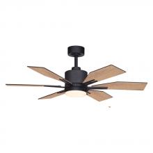 Vaxcel International F0104 - Mayfield 44-in. Ceiling Fan Charcoal Black