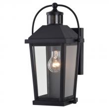 Vaxcel International T0636 - Lexington 1 Light Dualux 8-in. Outdoor Motion Sensor Wall Light Textured Black