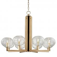 Hudson Valley 2418-AGB - 8 LIGHT CHANDELIER