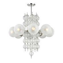 Hudson Valley 6433-PN - 8 LIGHT CHANDELIER