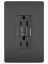 Legrand Radiant 1597TRBKCCD4 - radiant? Tamper-Resistant 15A Duplex Self-Test GFCI Receptacles with SafeLock? Protection, Black (4 pack)