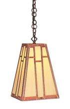 Arroyo Craftsman AH-8WO-AB - 8" asheville hanging pendant