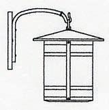 Arroyo Craftsman BB-11LCS-AB - 11" berkeley long body wall mount