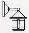 Arroyo Craftsman BB-6SWCS-AB - 6" berkeley short body wall mount - wet rated