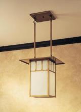 Arroyo Craftsman HCM-18DTGW-MB - 18" huntington hanging pendant with double t-bar overlay