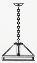 Arroyo Craftsman PH-18WO-AB - 18" prairie pendant