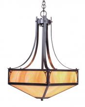 Arroyo Craftsman SGCH-20WO-AB - 20" saint george inverted chandelier