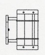 Arroyo Craftsman VS-9NRGW-AB - 9" valencia sconce - no roof