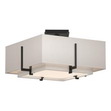 Hubbardton Forge 126507-SKT-10-SF1205-SE1605 - Exos Square Small Double Shade Semi-Flush