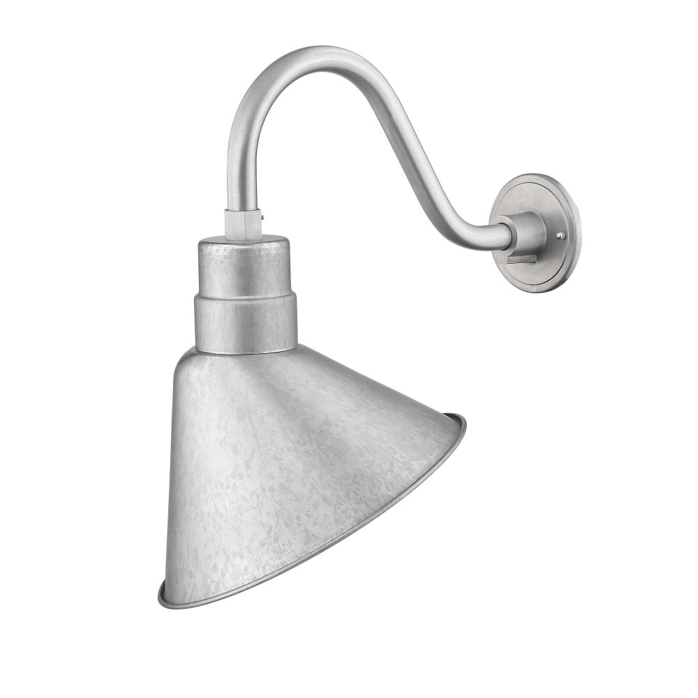 R Series 1-Light Wall Sconce Galvanized