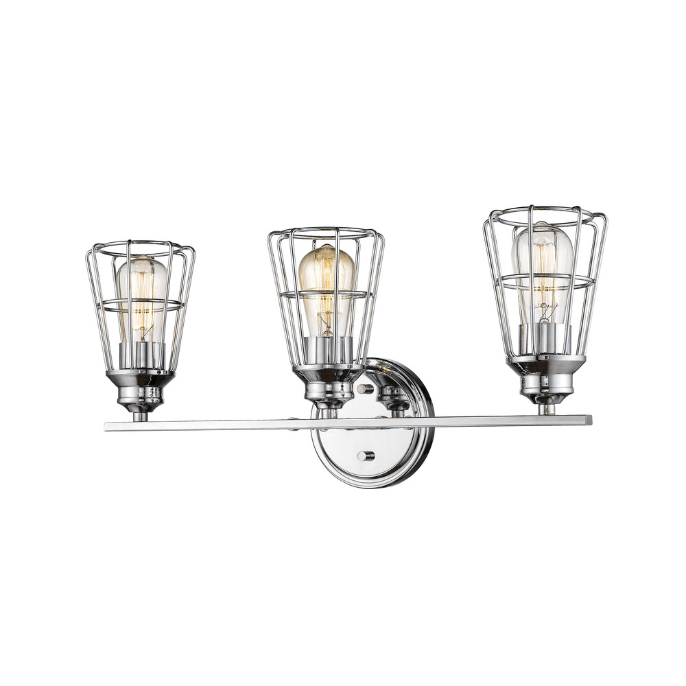 3-Light Vanity Chrome