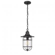 Millennium 2932-PBK - 1-Light Outdoor Hanging Lantern Powder Coated Black