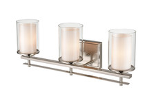 Millennium 5503-BN - Huderson 3-Light Vanity Brushed Nickel