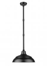 Millennium UW17-SBL - R Series 1-Light Pendant light Satin Black