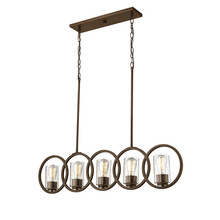 Millennium 2355-RBZ - Delano 5-Light Island Rubbed Bronze