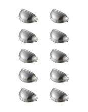 Elegant PL3002-NK-10PK - Atticus 3" Center to Center Brushed Nickel Cup Bar Pull Multipack (Set of 10)