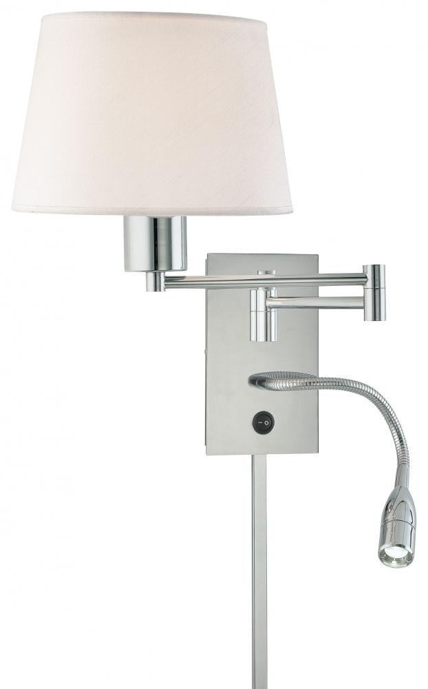 George's Reading RoomÃ¢â€žÂ¢ - 1 Light LED Swing Arm Wall Lamp