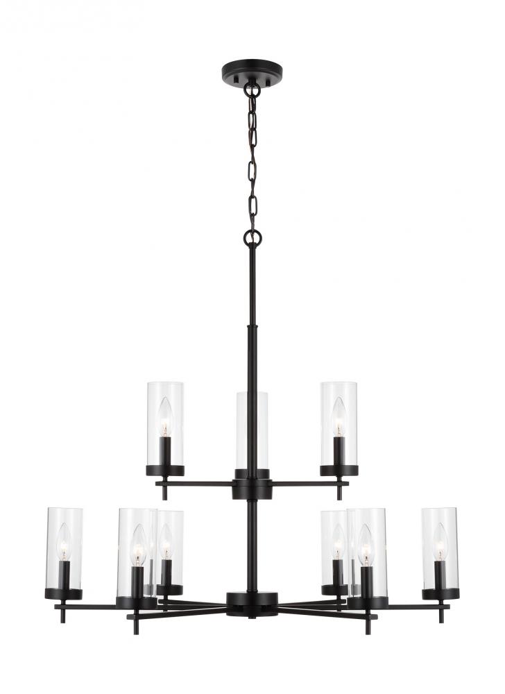 Zire Nine Light Chandelier