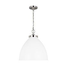 Visual Comfort & Co. Studio Collection CP1301MWTPN - Wellfleet Large Dome Pendant