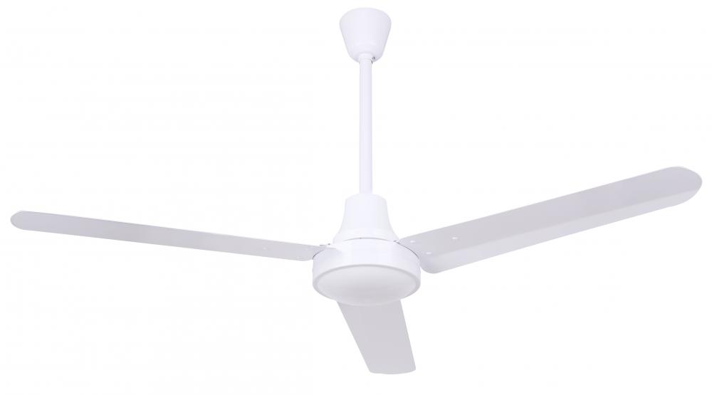 48" White High-Performance DC Industrial Fan