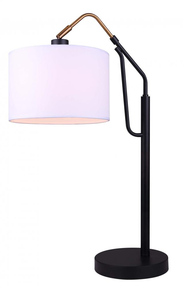 WINSTON Matte Black Table Lamp