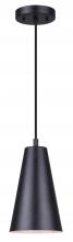 Canarm IPL1056A01BK - Orli 1 Light Pendant, Black Finish