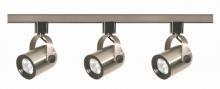 Nuvo TK354 - 3 Light - MR16 - Round Back Track Kit - 4 foot Track - Line Voltage - Brushed Nickel