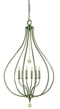 Framburg 4446 AB - 6-Light Antique Brass Dewdrop Pendant