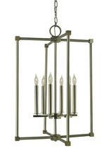 Framburg 4606 BN/PN - 6-Light Brushed Nickel/Polished Nickel Lexington Chandelier