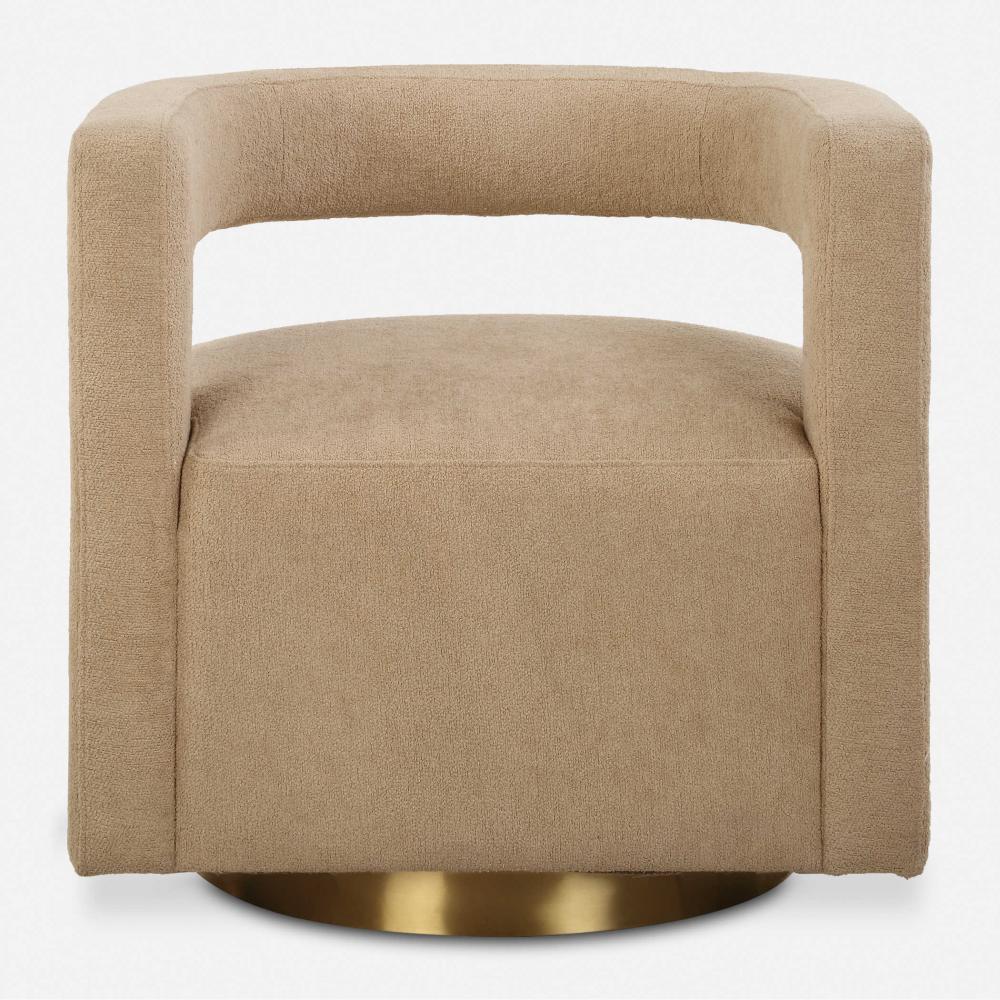 Grounded Modern Swivel Chair