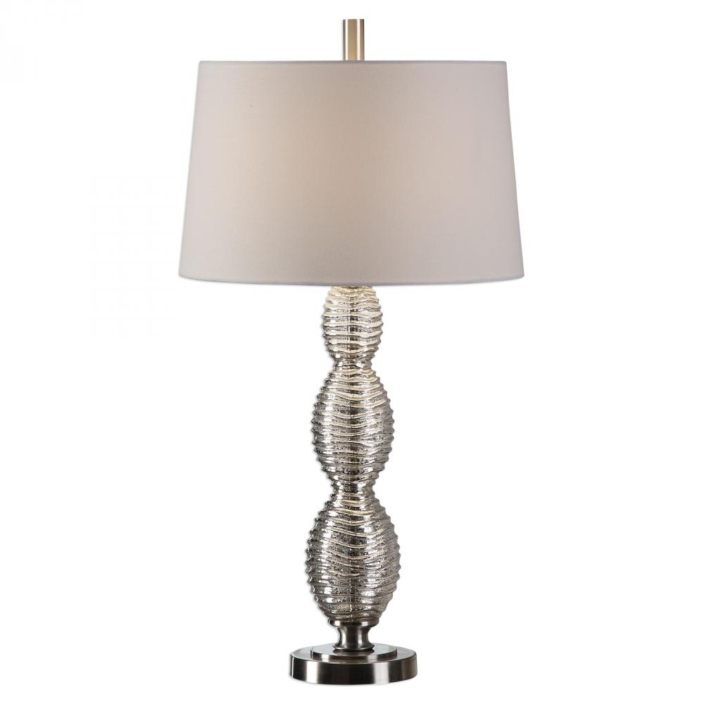 Uttermost Galatsi Ribbed Mercury Glass Lamp