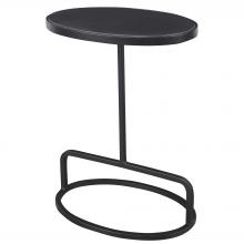 Uttermost 25207 - Jessenia Black Marble Accent Table