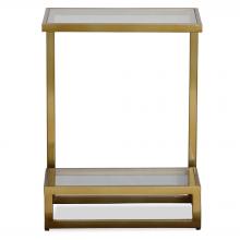 Uttermost 22913 - Musing Brushed Brass Accent Table