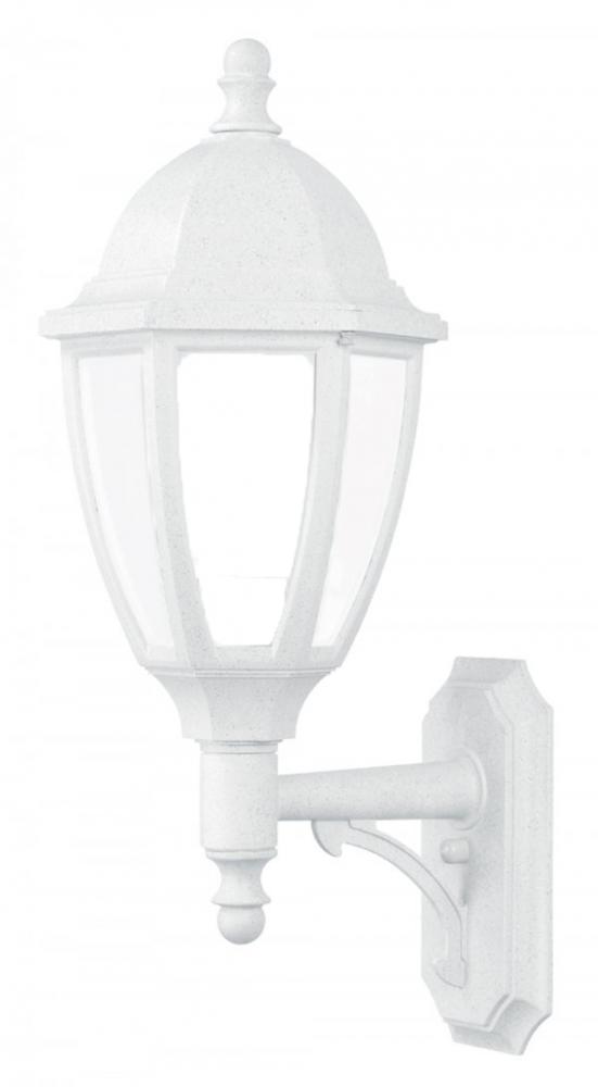 EVERSTONE WALL LANTERN WHITESTONE W/FROSTED LENS