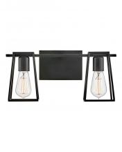 Hinkley 5162BK - Small Two Light Vanity