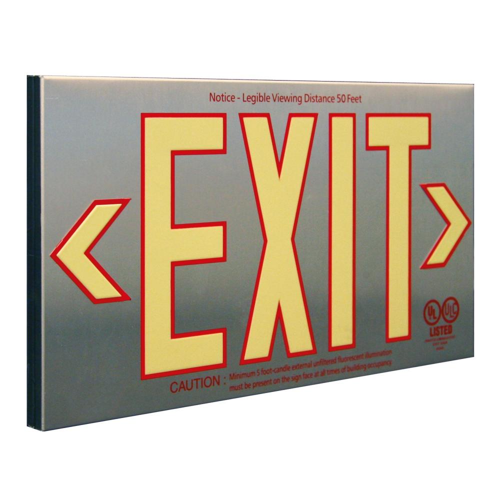 PHOTO.EXIT,1-SIDED,GRN BORDER,BR AL HSG